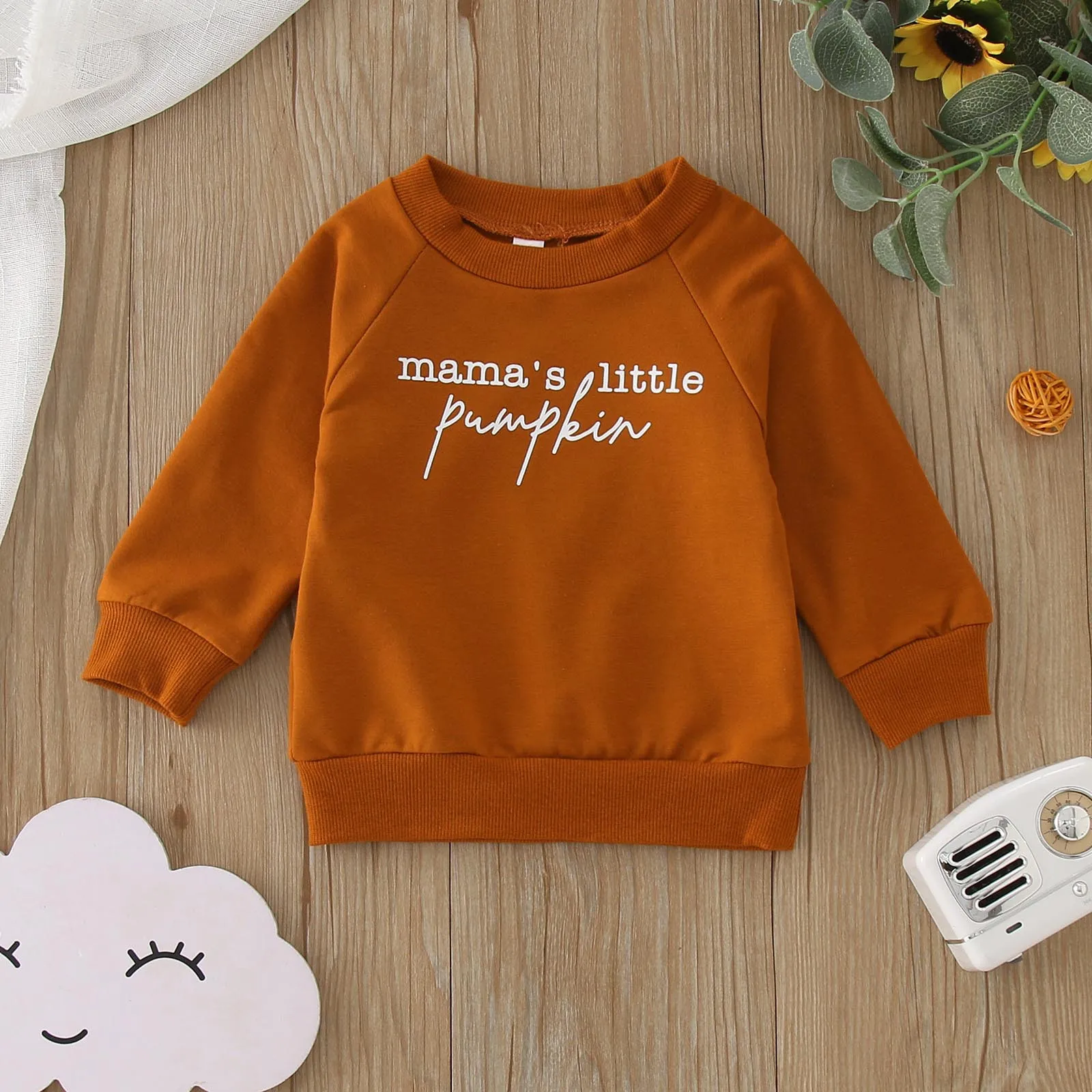 

1pcs Toddler Baby Boy Valentine'S Day Clothes 0-3y Letter Print Long Sleeve Sweatshirt Tops Spring And Autumn Wear Clothes 2024