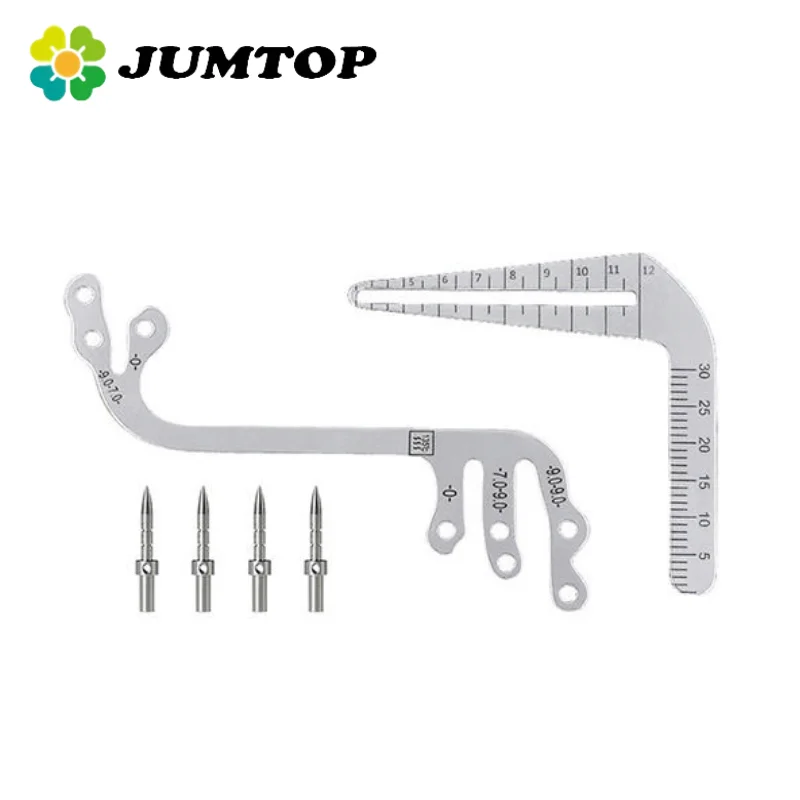 

JUMTOP Dental Implant Guide Set Intraoral Planting Locator Drilling Positioning Ruler
