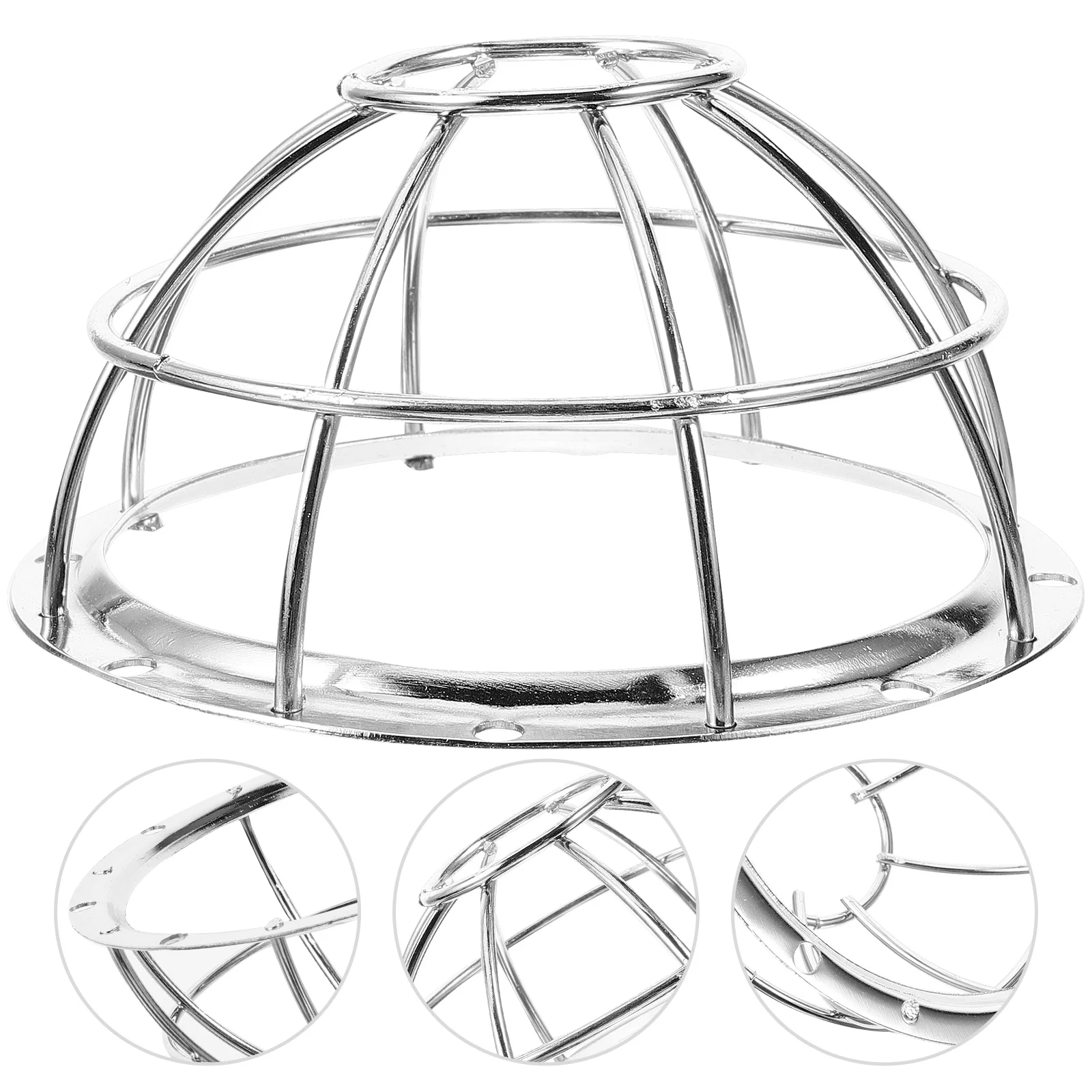 Smoke Protective Cover Cage for System Wired Alarm Supply Covers Pendant Lights Fittings Bracket Base