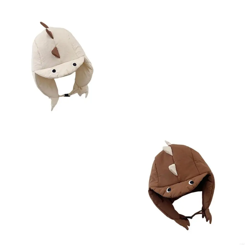 

Youth Insulated Animal Earflap Caps Easy Carry Hat for Skiing Camping Activity 4XBC