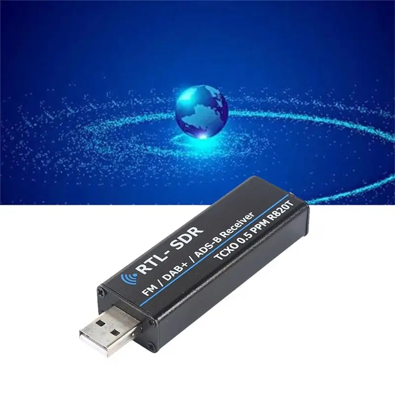 A25P New Shortwave Radio RTL-SDR Receiver USB RTL-SDR Multi-Function Air Band Receiver Convenient