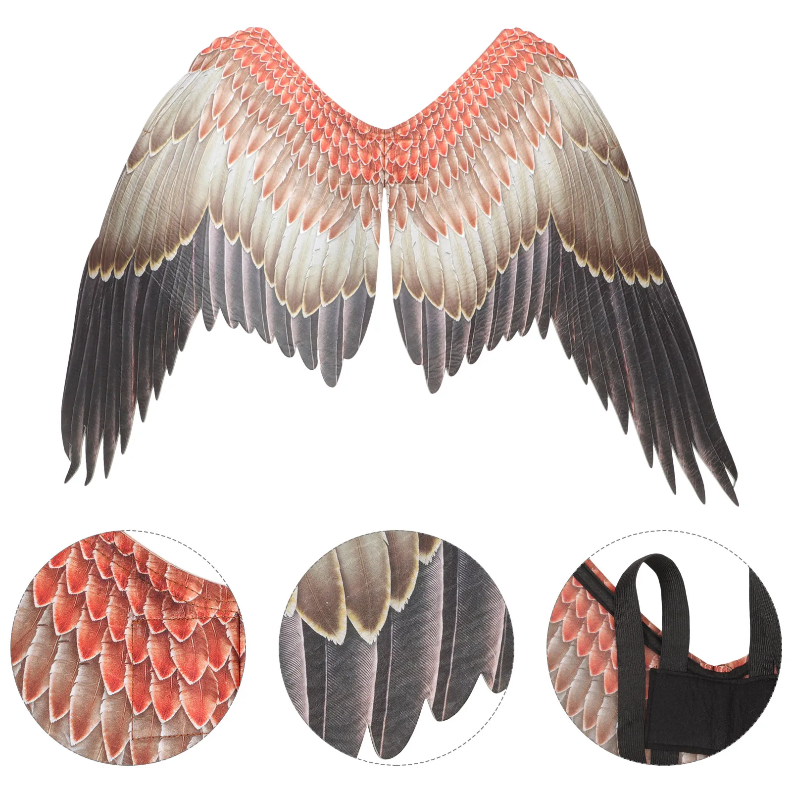 

Large Wings Props for Costume Party Holiday Carnival Masquerade Non-woven Dove WingDecoration Stage Performance