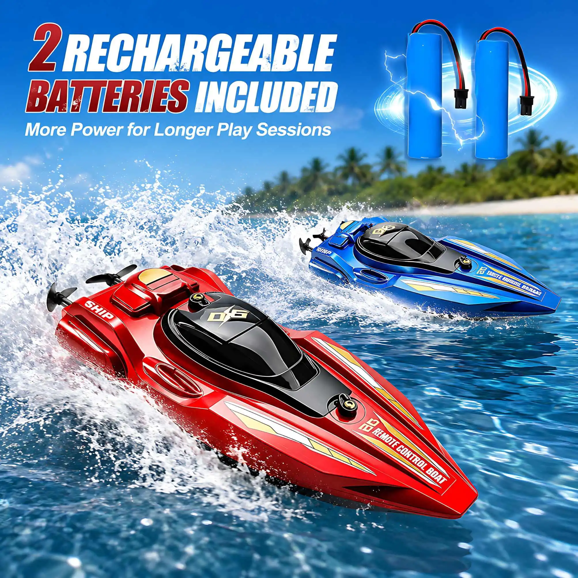 2개 세트 RC 스피드 보트, 무선 조종 레이싱 보트, - Rc Hobby Grade Boat 리뷰 및 가격
