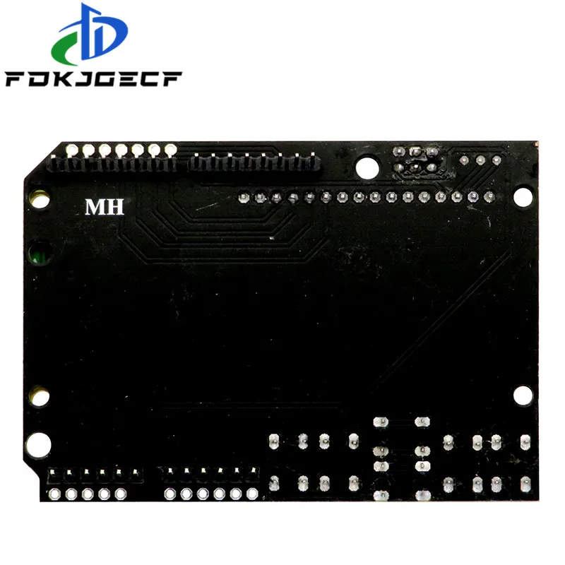 Picture 4: 1PCS LCD Keypad Shield LCD1602 LCD 1602 Module Display For Arduino ATMEGA328 ATMEGA2560 raspberry pi UNO blue screen