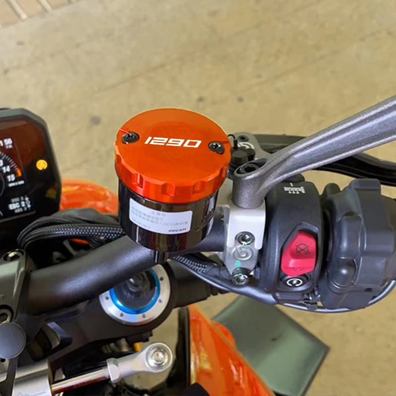 For KTM 1290 Superduke R GT 690 Duker RC8 RC8R 1290 ADVENTURE Accessories Motorcycle Rear Front Brake Fluid Covers