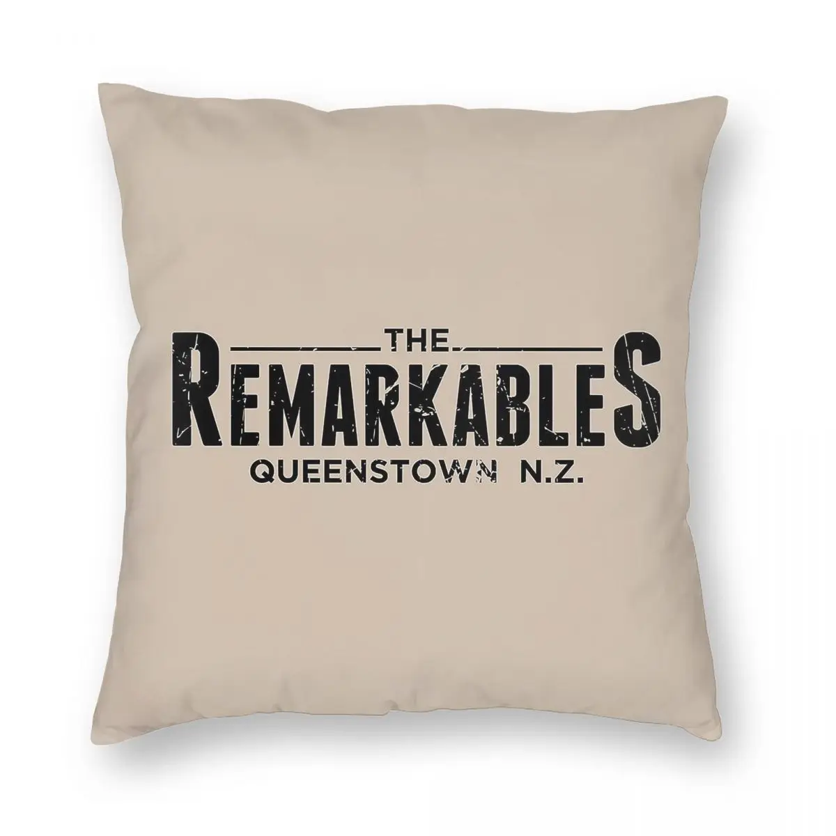 ملاحظة Queenstown نيوزيلندا ساحة المخدة البوليستر الكتان المخملية المطبوعة كيس وسادة غرفة كيس وسادة بالجملة 18"