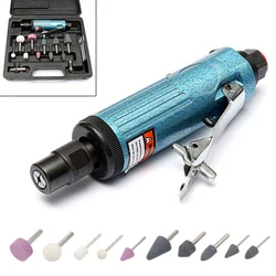 1/4 inch Pneumatic Die Grinder Machine Air Compressor Grinding Tool 22000RPM/25000RPM Mill Engraving Polishing Tool Kit