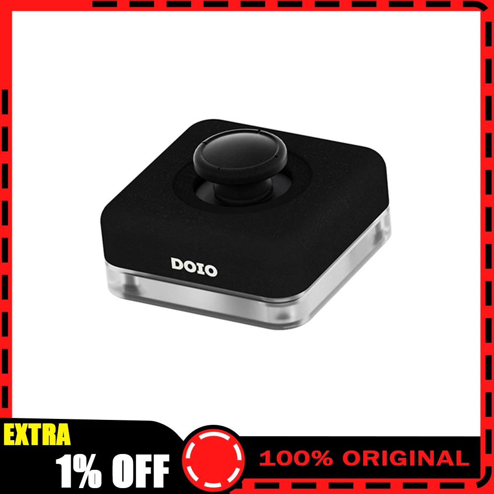 

DOIO KB01-07 Mini Keyboard Desktop Computer Rocker Power Button Aluminum Alloy External Desktop Power Switch Gifts