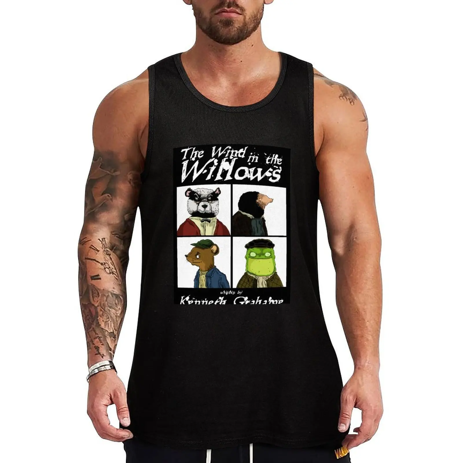 

The Wind In The Willows Tank Top Art Print Tank Top Creative Graphic Sleeveless Shirt