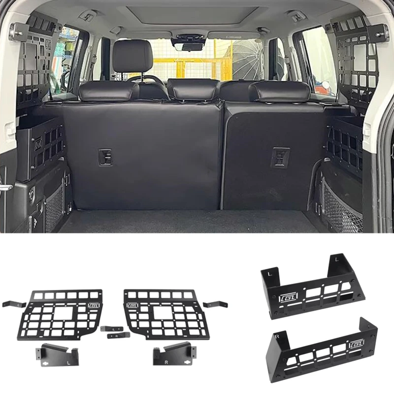 

Rear Trunk Side Storage Molle Panel Storage Frame For Jetour Traveller T2 2023 2024