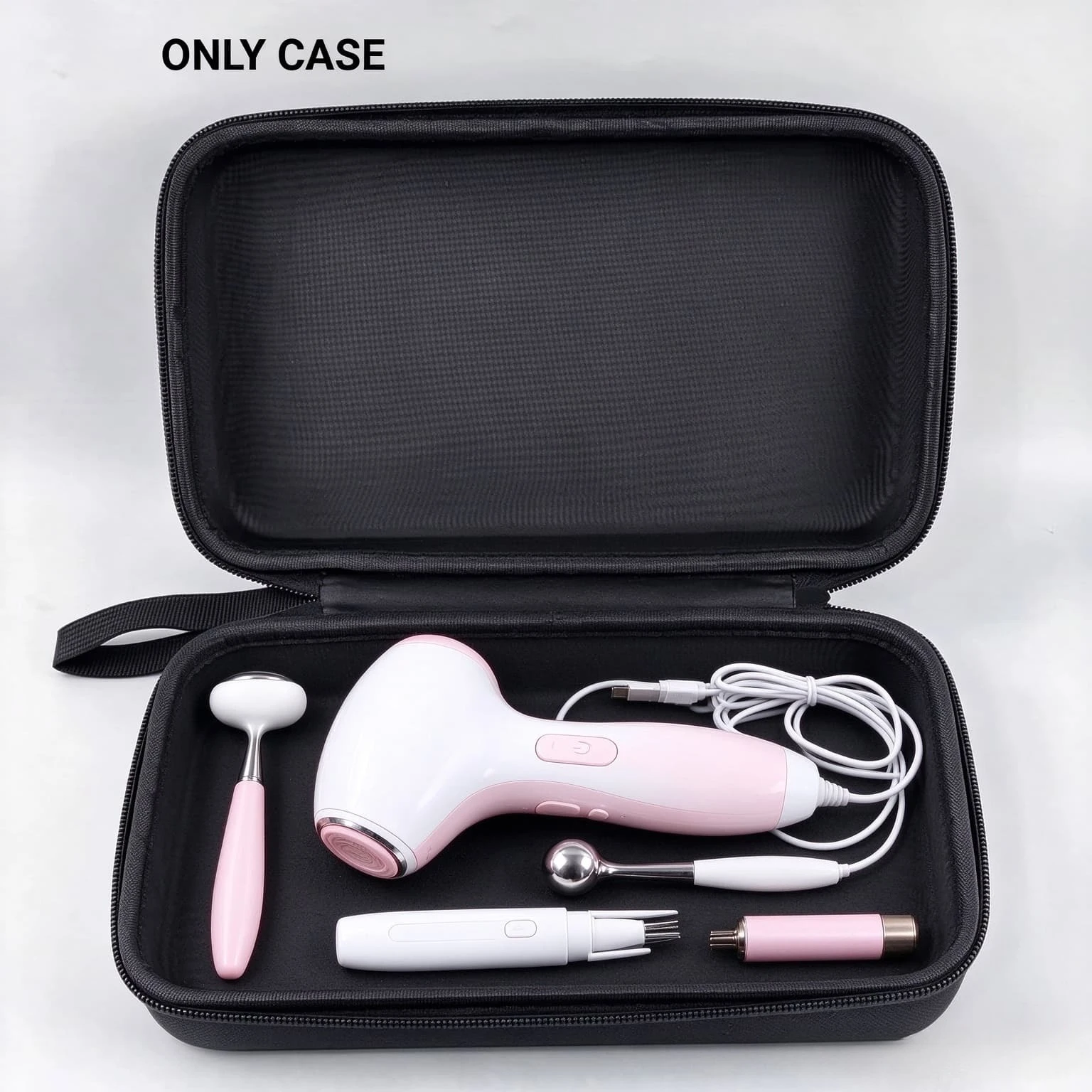 Portable EVA Carrying Bag for Mini RF Beauty Bar,Eye Massage Stick,Electric Eyebrow Trimmer,Facial Import Massager,Travel
