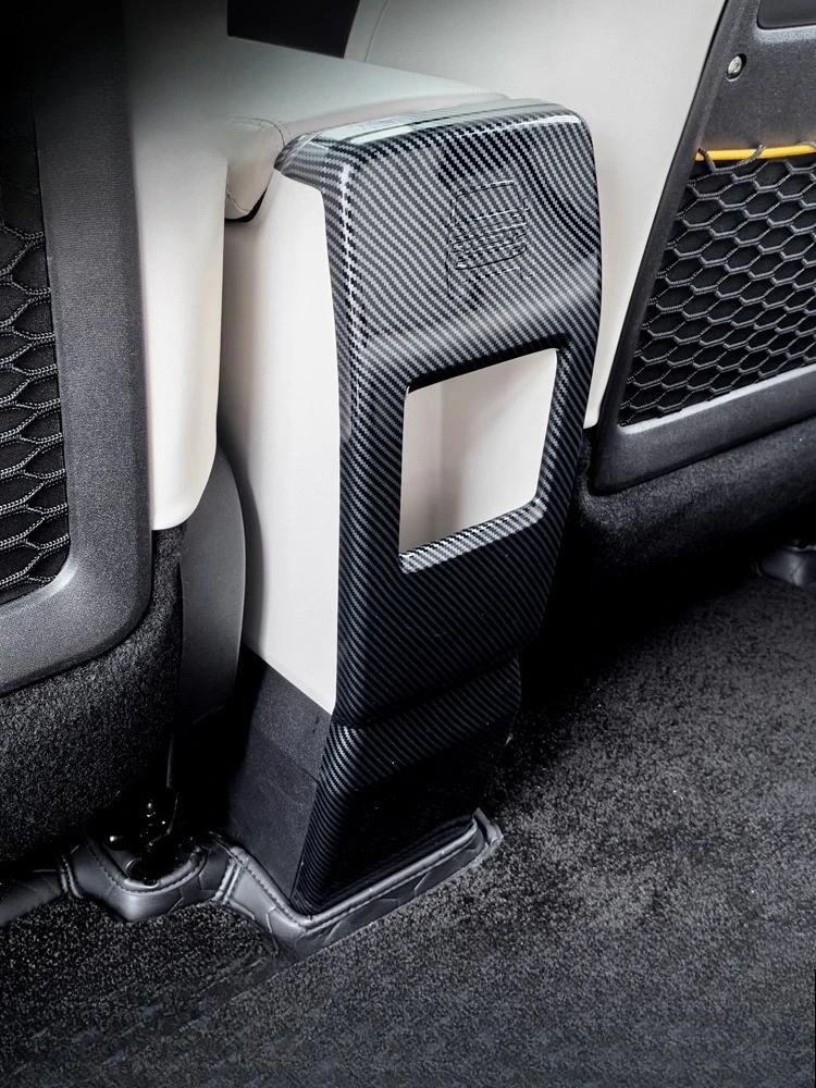 

For Cherry iCAR V23 2025 Armrest Box Rear Anti Kick Plate ABS Anti-scratch Seat Back Anti Kick Cover Interior Trim Accessories
