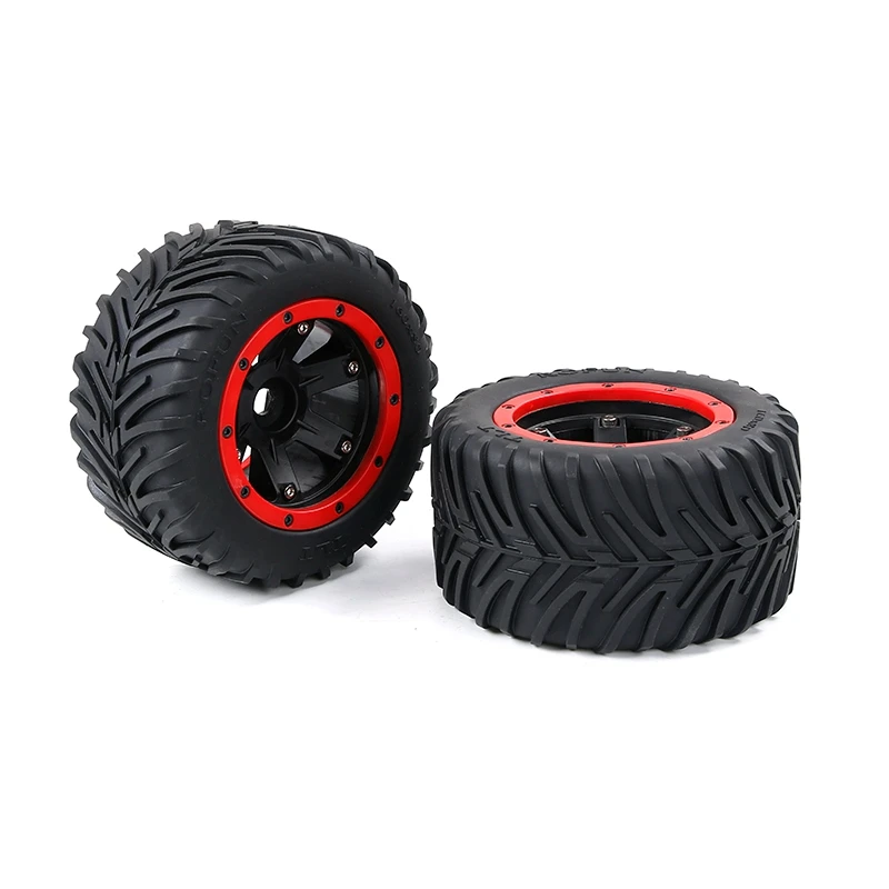 2PCS Wheel Tyres For 1/8 HPI Racing Savage XL FLUX Rofun Rovan TORLAND Monster Brushless Truck Rc Car Toys Parts