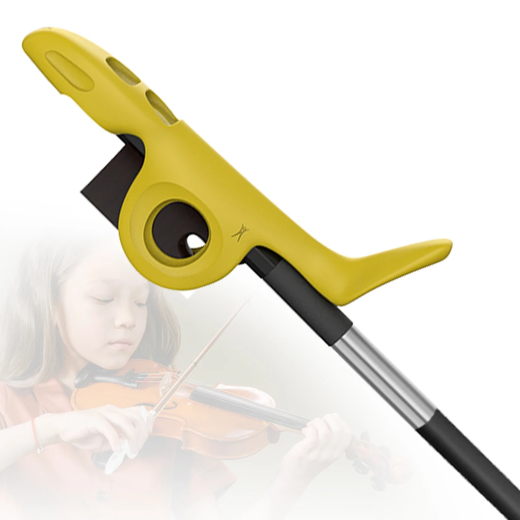 Vioolboog Grip Corrigerende Apparaat Universele Rubberen 1/8-4/4 Viool/Altviool Hold Boog Houding Corrector Beginner Vinger Trainer Onderdelen