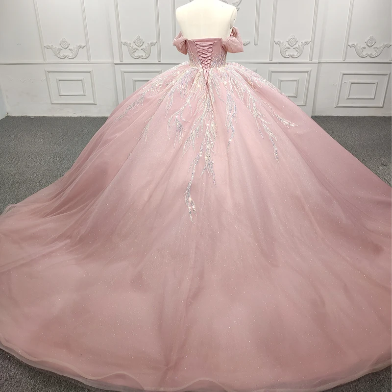 JANCEMBER Gorgeous Quinceanera Dresses Organza Ball Gown Sequined 2023 Pink Sweetheart DY9918 Vestido 15 Quinceañera Bar Mitzvah