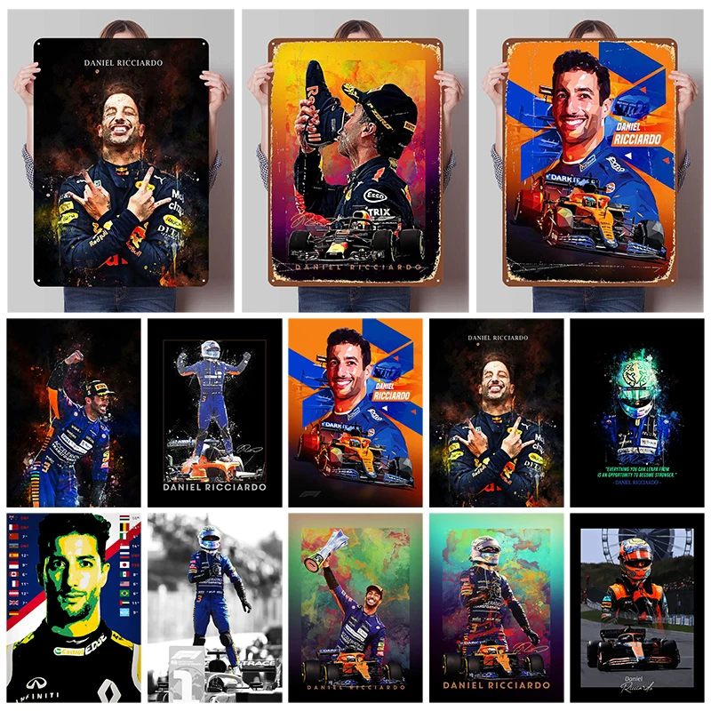 daniel-ricciardo-racer-posteres-f1-racing-metal-signs-decoracao-sala-de-estar-homens-placas-de-lata-personalizadas-para-decoracao-de-arte-de-parede