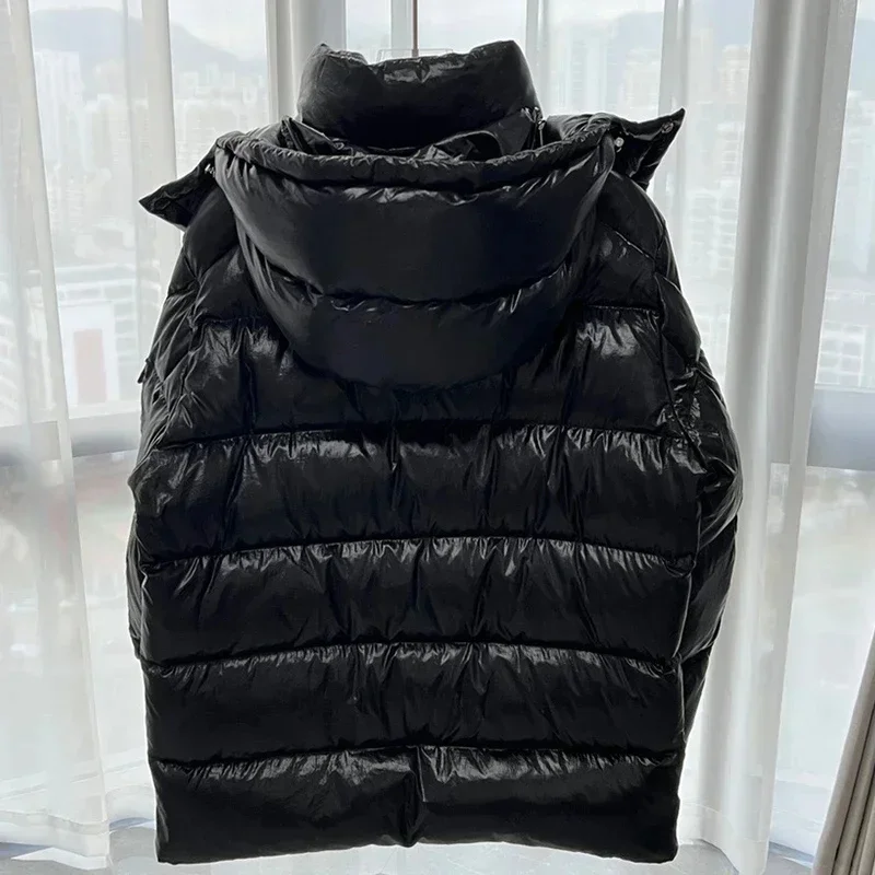 Short Luxury Down Jacket with High-quality White Goose Simple and Versatile Loose Comfortable Casual Jackets