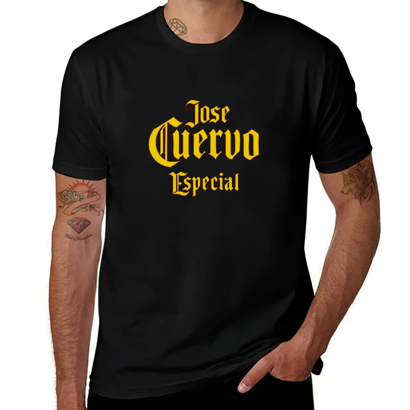 Jose Cuervo T-Shirt clothes cotton graphic tees summer 2025 mens fashion