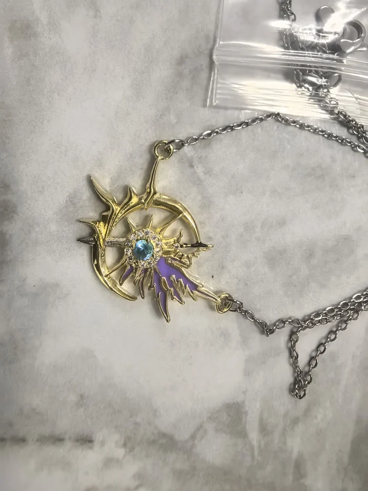 لعبة هونكاي: نجمة السكك الحديدية Phainon قلادة قلادة الدعامة الكرتون الترقوة القلائد تميمة قلادة تزين هدية عيد ميلاد