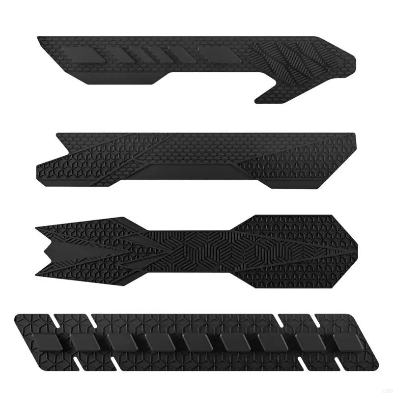 

Road Frame Scratch-Resistant Protector Silicone Bike Chain Stay Pad Posted Guard A70D