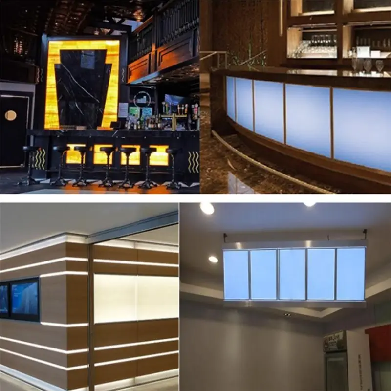 A69EFlexible DC24V LED Sheet 490X245mm 484LED 28W Panel Light For Marble Countertop Backlight Double Color Advertising