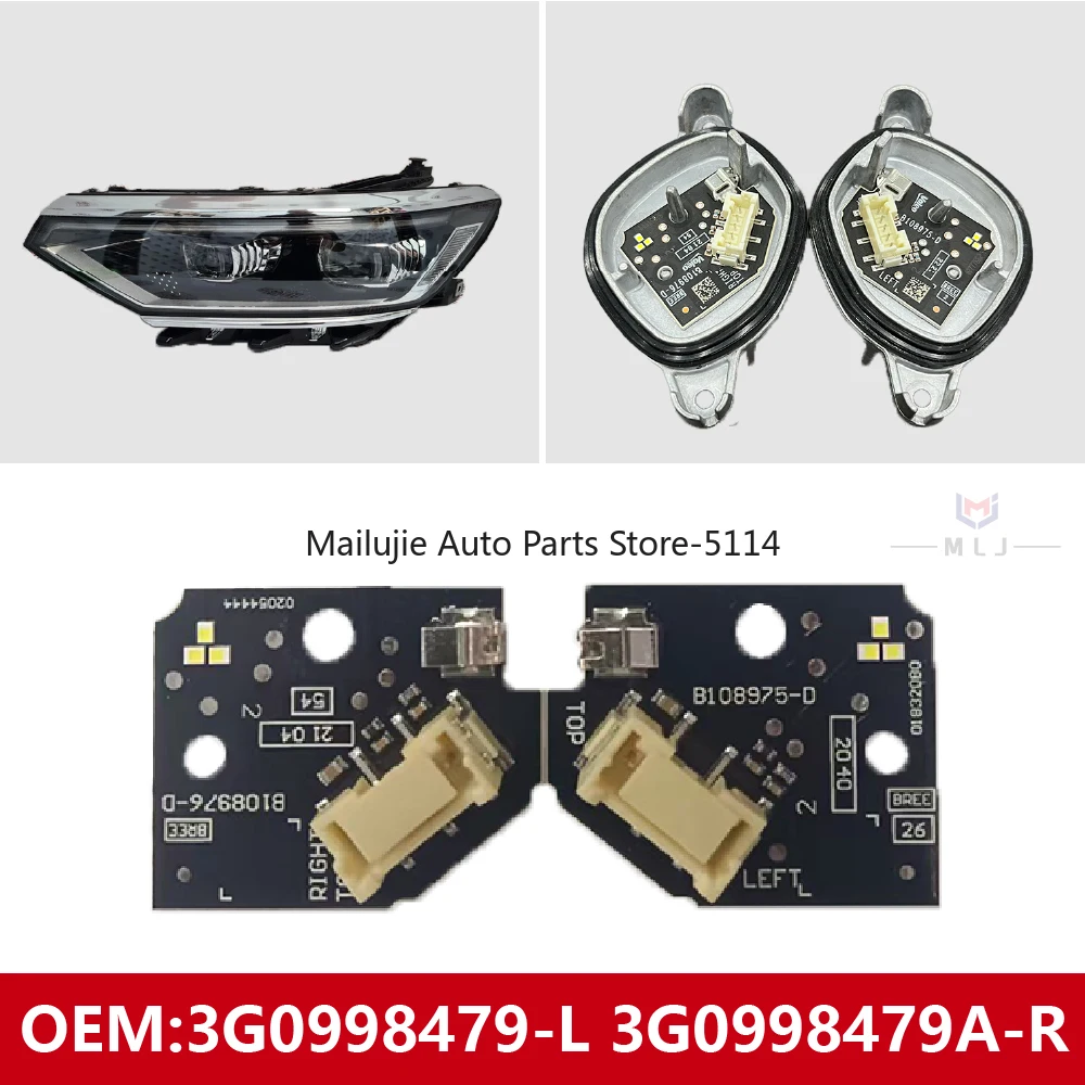 

OEM 3G0998479 3G0998479A NEW For Volkswagen Passat LED Daytime Running Light Turn Signal Light Source Module DRL Angel Eyes Chip