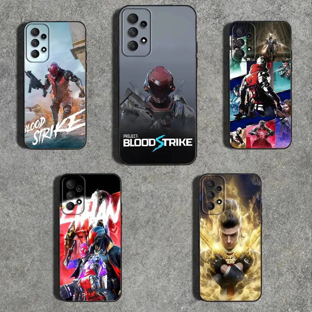 

Game BloodS Strike-ES Phone Case For Samsung Galaxy A73,31,32,72,41,53,52,71,22,5G,Note,J7,8,9 Soft Black Cover