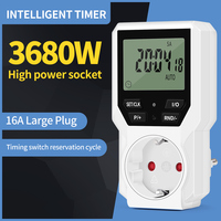 Digital Timer Switch Day/Hour Programmable Electronic Timer Socket Outlet Countdown Micro Cycle Time Control EU Plug 230V/16A