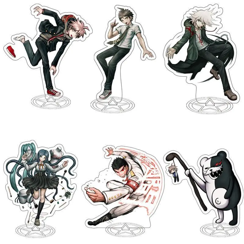 Anime Danganronpa V3 Kokichi Oma Saihara Shuichi Acrylic Stand Ornaments Action Figures Cartoon Model Christmas Gifts Girls