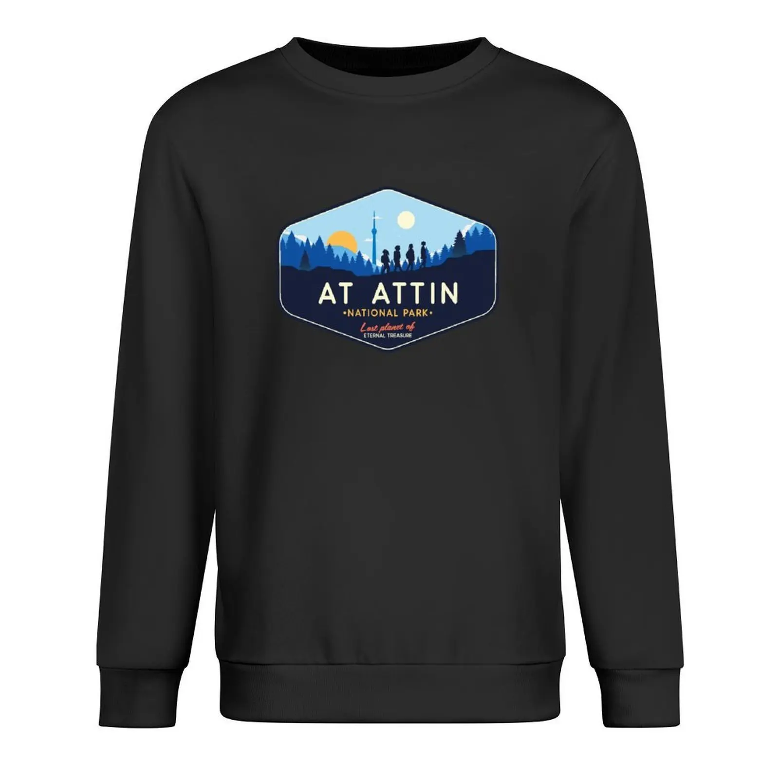 

At Attin National Park: Lost Plane tof Eternal Treasure Pullover autumn new products korean style clothes men's sweatshirt