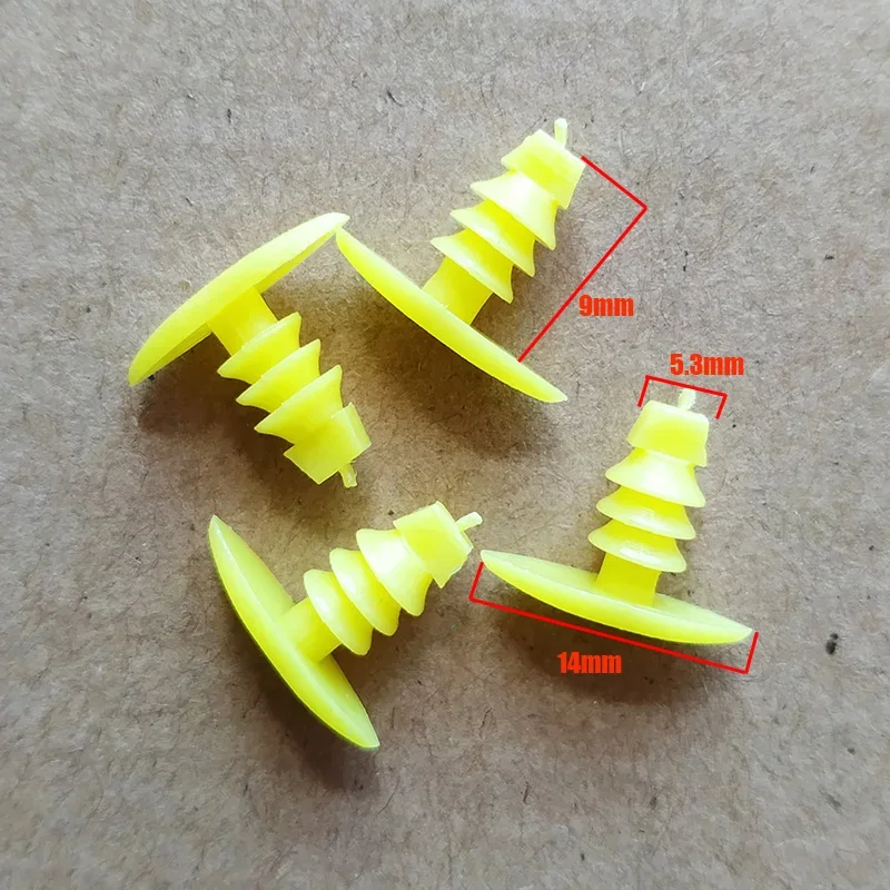 Universal Auto Fastener Replace Screws Weatherstrip Retainer Plastic Rivets Seal Clip For Honda Toyota For All Car