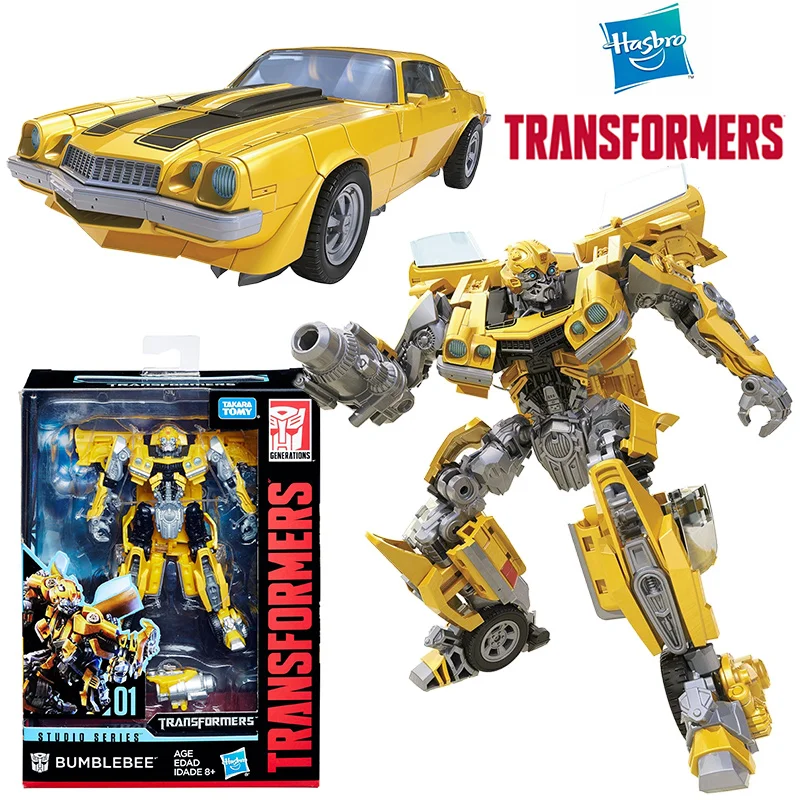 

Hasbro Transformers Studio Series SS01 Bumblebee 12Cm Deluxe Class Anime Original Action Figure Model Toy Gift Collection