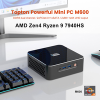 Morefine M600 Mini PC Gamer AMD Rzyen 9 7940HS 7 7840HS 7735HS 2xDDR5 2xPCIe4.0 Dual 2.5G LAN Gaming Mini Computer WiFi6 BT5.2