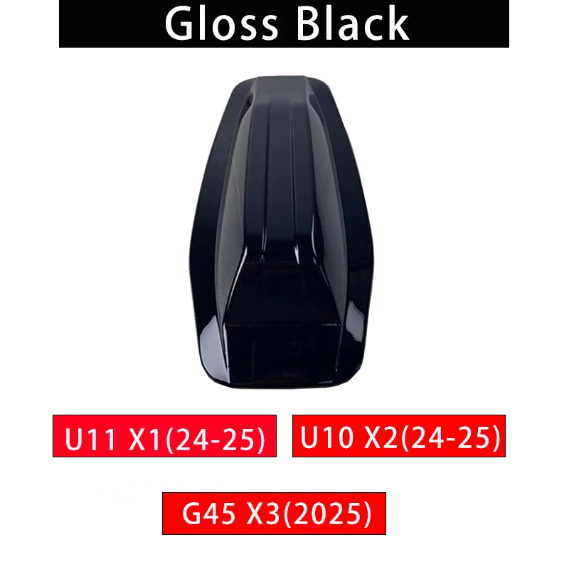 Glossy Black Carbon Pattern Shark Fin Antenna Cover Sticker For BMW U11 X1 U10 X2 2024 2025 G45 X3 2025