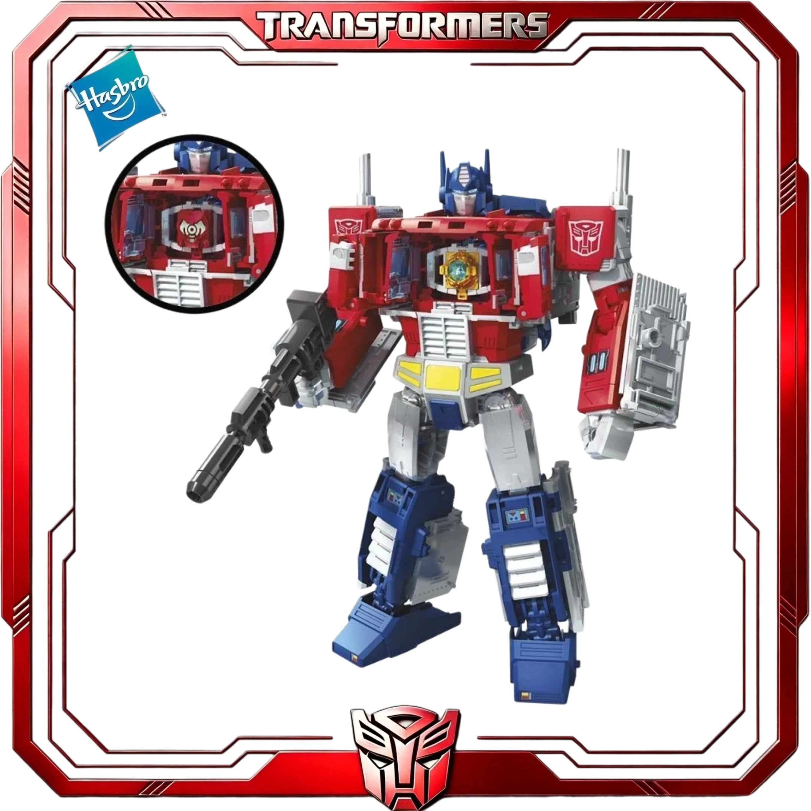 In Stock Hasbro Transformers Power of the Primes Optimus Prime G1 Autobot Hobby Collection Gift Figure view 6