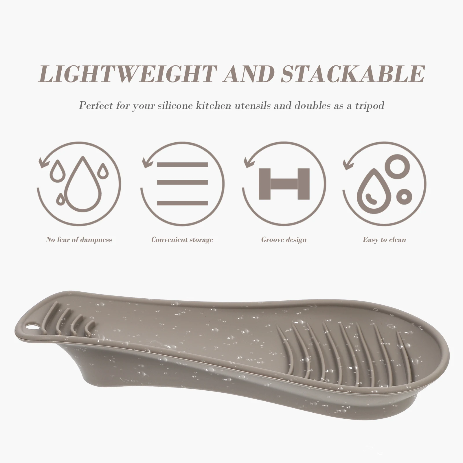 

Silicone Spoon Rest Utensil Holder Heat Resistant Kitchen Gadgets Stove Spoon Mat Silica Gel Spoons Holders Cookware Set