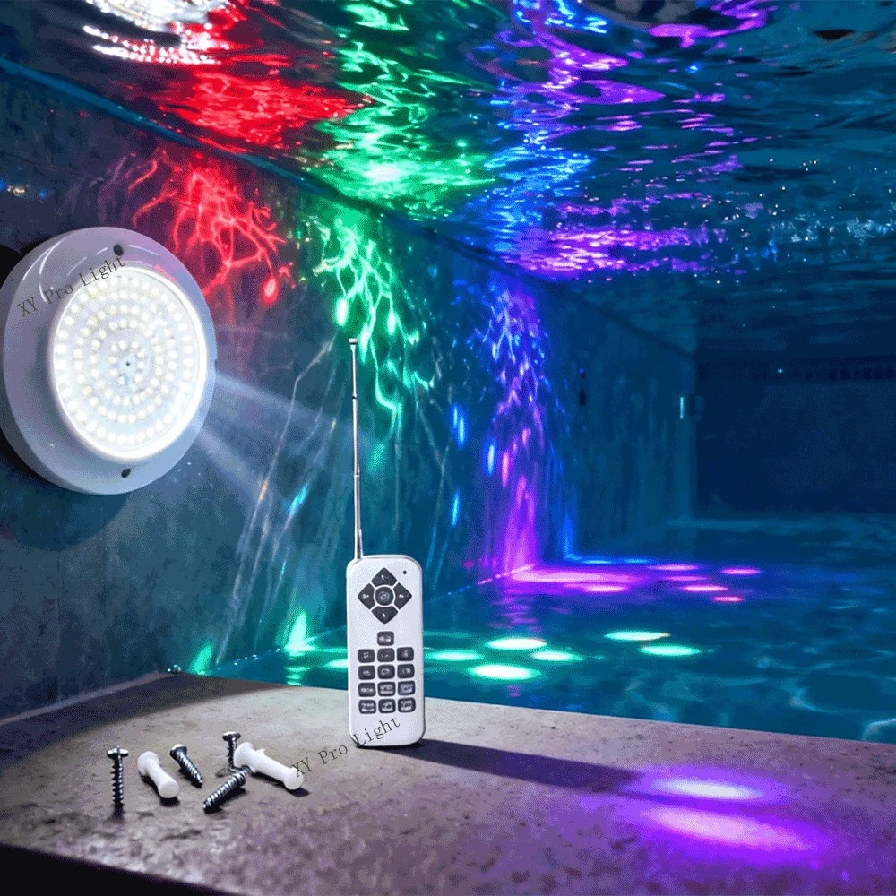 

AC/DC12V 24V 25W RGB LED Swimming Pool Light IP68 Waterproof Outdoor/Indoor RGB UnderWater Light Pond LED Piscina Luz Spotlight