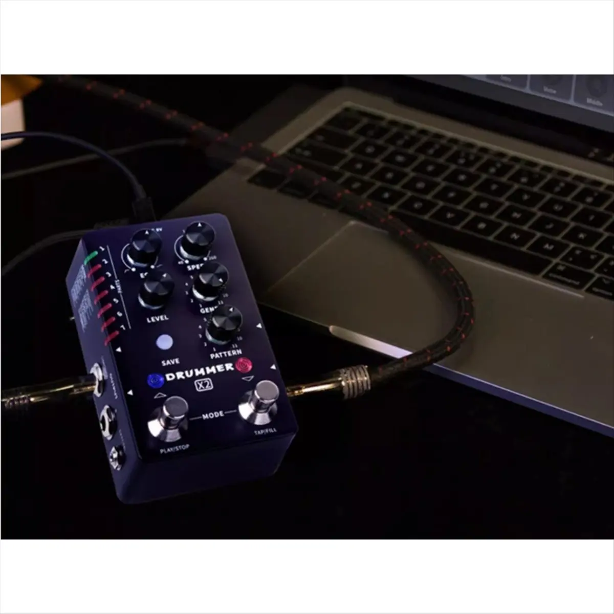 【~ New A88T】Standalone Drum Machine Drummer X2 Pedal 11 Different Groove Variations for Live Performance and Practice US PLUG