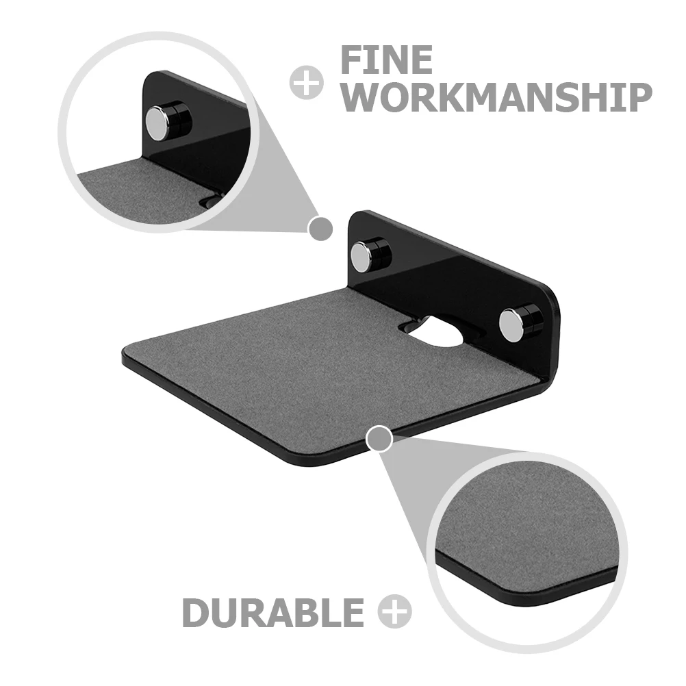 

Speaker Wall Storage Bracket Mount Stereo Shelf Wall-mounted Brackets Black Shelves