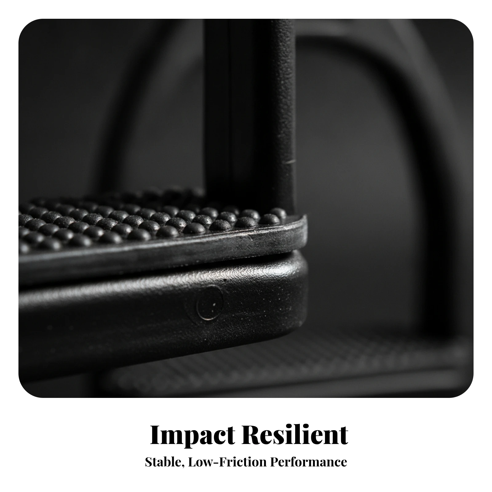 Stirrups with Rubber Grip Non-Slip Stirrup with Rubber Grip Plastic Stirrup Lightweight Tack Long-Lasting for Riders