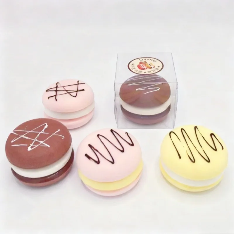 Squishy Simulated Sandwich Cake Squeeze Toy Stress Relief Slow Rising Sensory Fidget for Anxiety ADHDAutism Gift for Kids Adults