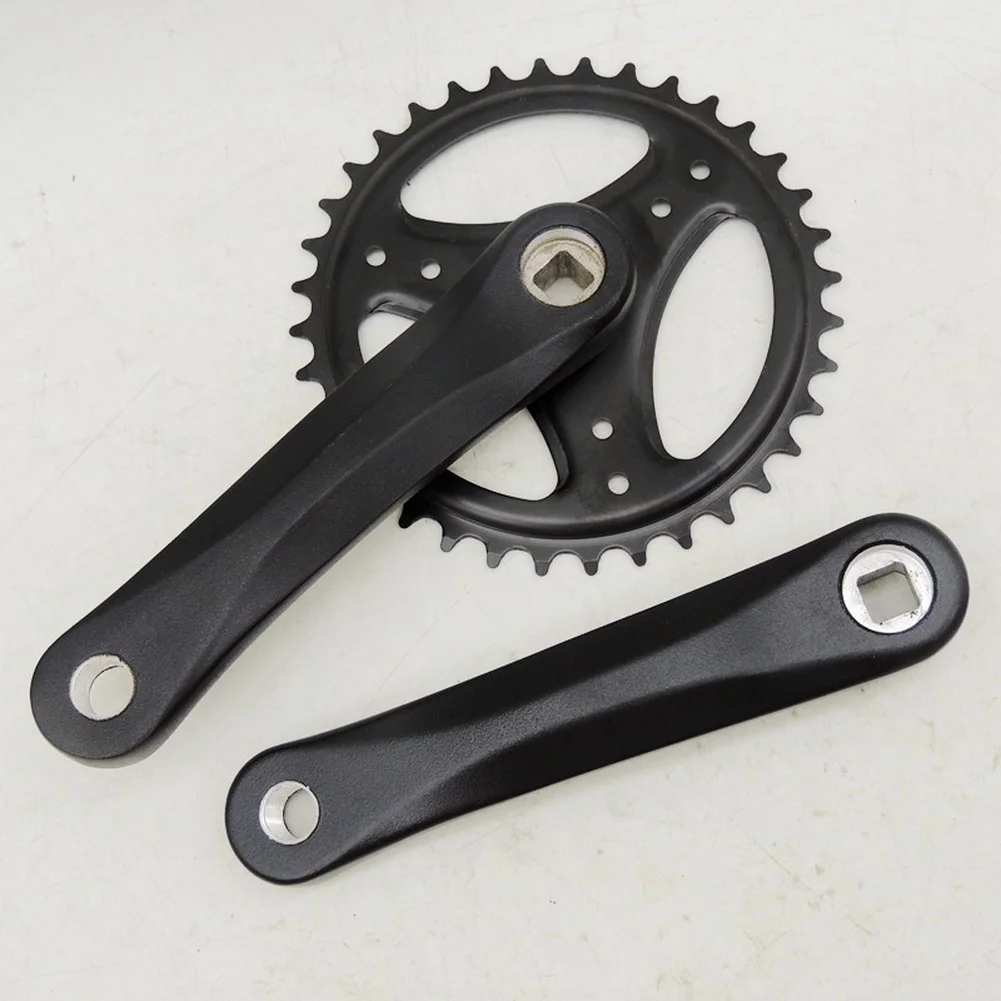 For Smooth Cycling 36T Bicycle Crank 36-tooth Design Aluminum Construction Lightweight Material Cold-formed Technology