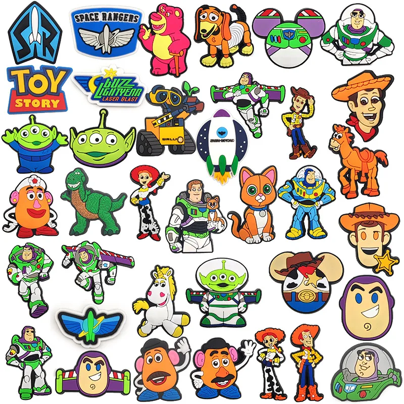 Hot Toys Buzz Lightyear 11-200pcs Shoe Charms For Sandals,Shoe Decoration Accessories Shoe Pins Great Gift For Men Wom - view 6
