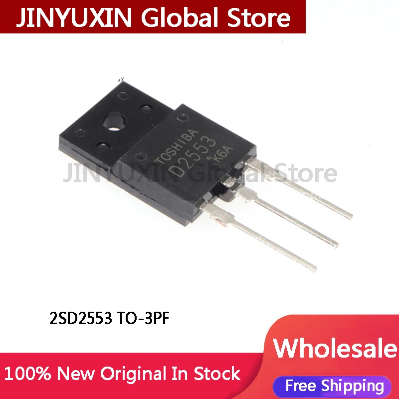 10-50Pcs D2553 2SD2553 TO-3PF IC Chipset In Stock Wholesale