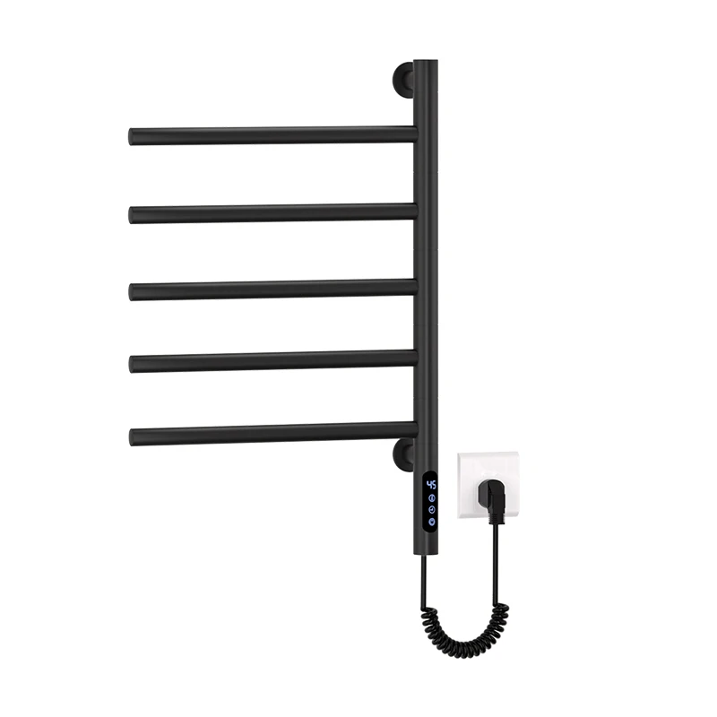 Modern Stainless Steel Rotating 180° Wall Mounted Electric Clothes Rack for Household