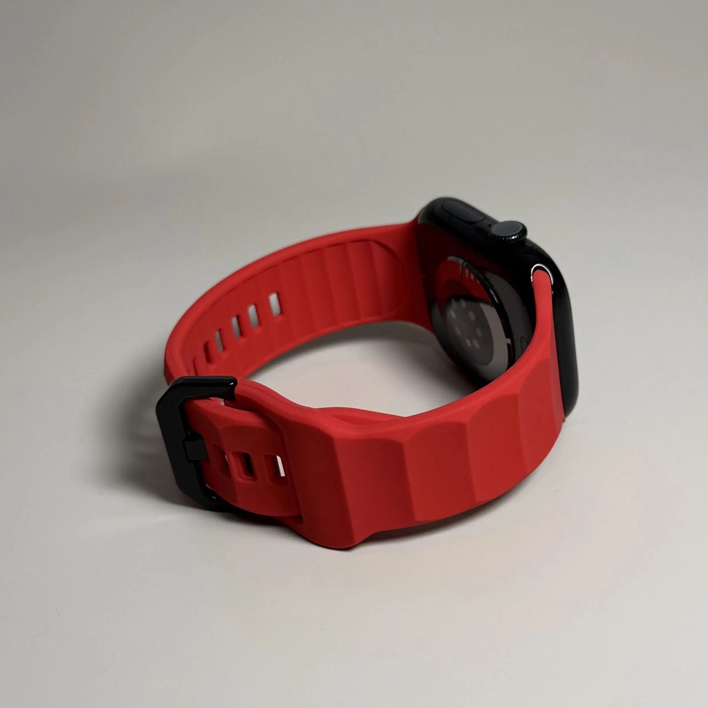 Silikon-Sportarmband für Apple Watch Ultra 3 49 mm 46 mm 45 mm 44 mm 42 mm 41 mm 40 mm 38 mm Bänder für iWatch Serie 11 10 9 8 7 6 SE 3 – Detail 2