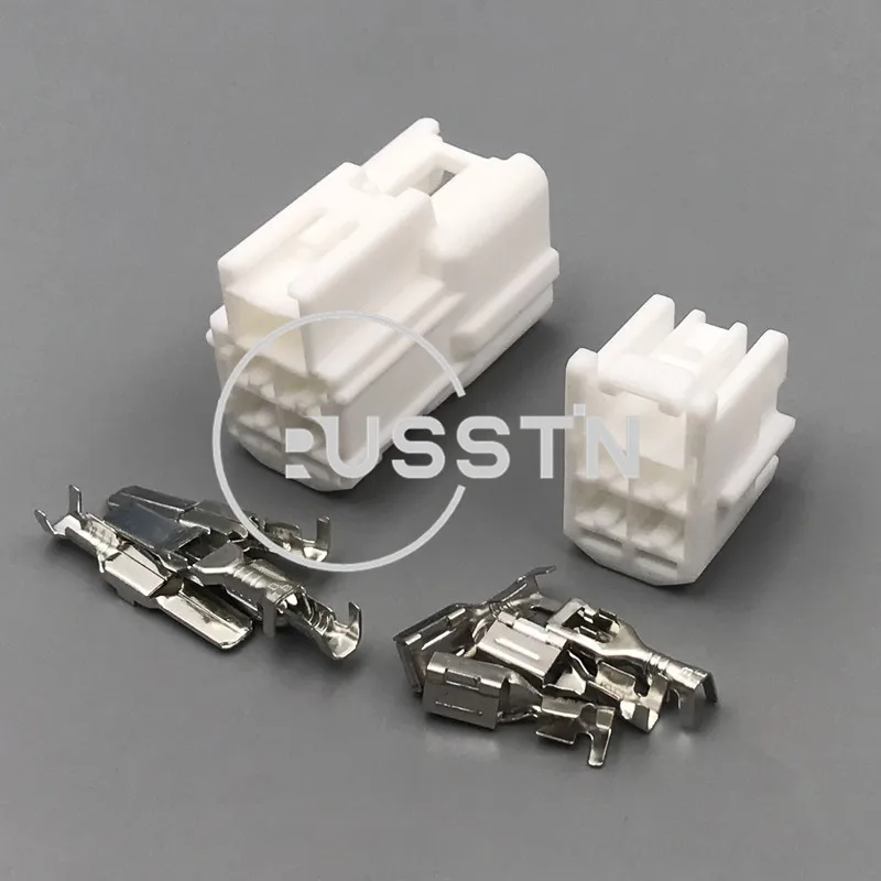 1 Set 4 Pin 6098-1489 6098-1851 Car Directional Motor Electronic Booster Pump Module Connector AC Assembly Auto Wire Socket