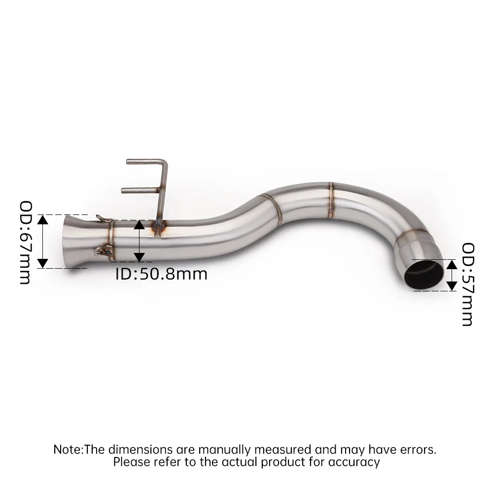 Motorcycle exhaust Downpipes Sport Begrenzte Tourer Roadster spyder exhaust F3 link pipe For Can-Am Spyder F3 1330