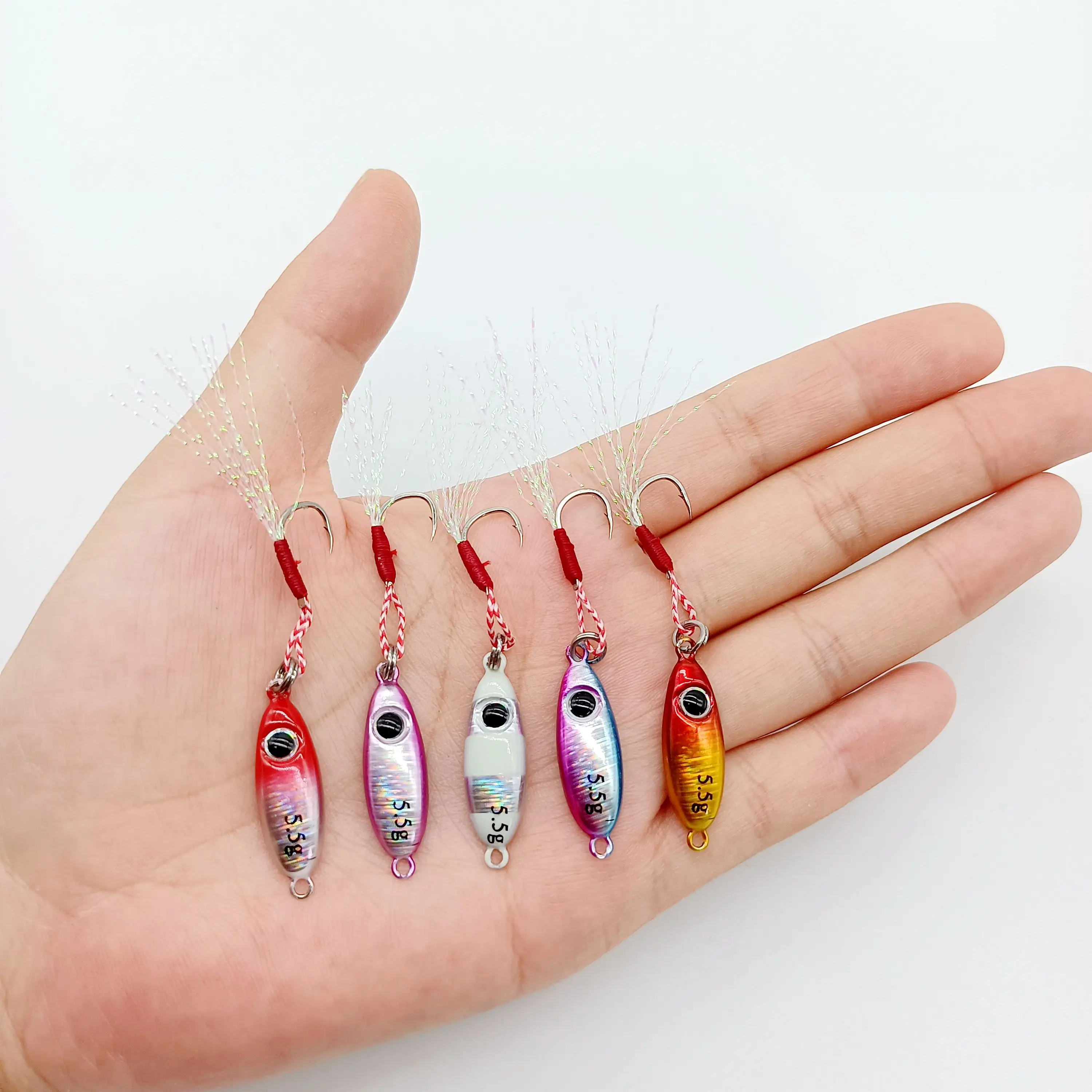 DUODUOYU 1PCS Micro Metal Jig Fishing Lures 5.5g/7.5g/10g/14g/17g/21g  Shore Casting Jigging Spoon Saltwater Artificial Bait