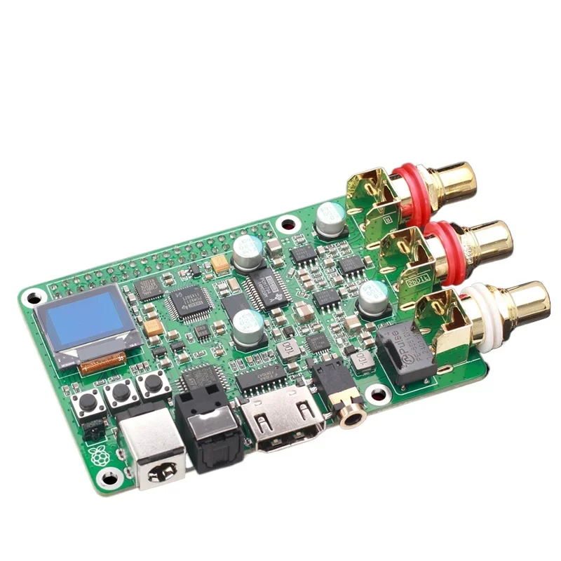 

HIFI PCM1794A DAC Audio Decoder Board Coaxial Fiber I2S Output for Raspberry Pi 2B 3B 3B+4B 192K 24Bit DSD512